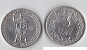 Weimarer Republik 3 Reichsmark 3 Reichsmark Weimarer Republik 1925 A Rheinlande
