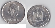 Weimarer Republik 3 Reichsmark 3 Reichsmark Weimarer Republik 1932 A Goethe