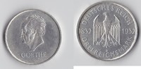 Weimarer Republik 3 Reichsmark 3 Reichsmark Weimarer Republik 1932 D Goethe