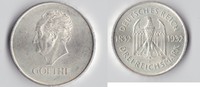 Weimarer Republik 3 Reichsmark 3 Reichsmark Weimarer Republik 1932 F Goethe
