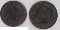 Deutsch-Ostafrika 5 Heller Deutsch-Ostafrika 5 Heller 1908 J