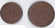 Deutsch-Neuguinea, Kaiserreich 2 Pfennig Deutsch-Neuguinea 2 Pfennig 1894 A