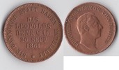 Deutsches Reich - Baden 1 Kreuzer Gedenkkreuzer -Leopoldsdenkmal 20.Sept.1861-
