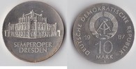 DDR 10 Mark Semperoper in Dresden