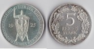 Deutsches Reich - Weimar 5 RM Rheinlande