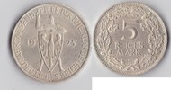 Deutsches Reich - Weimar 5 RM Rheinlande