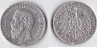 Kaiserreich - Baden 2 Mark Friedrich I.