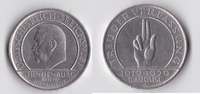 Deutsches Reich - Weimar 3 RM Reichsverfassung