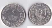 Deutsches Reich - Weimar 3 RM Lübeck