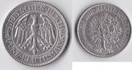 Deutsches Reich - Weimar 5 RM Kursmünze Eichbaum