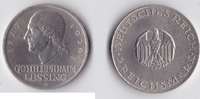 Deutsches Reich - Weimar 3 RM Lessing