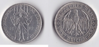 Deutsches Reich - Weimar 3 RM Meissen