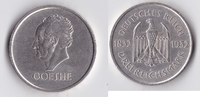 Deutsches Reich - Weimar 3 RM Goethe