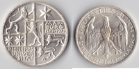 Deutsches Reich - Weimar 3 Reichsmark Marburg