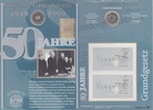 BRD 10 DM Numisblatt 1/99 50 Jahre Grundgesetz