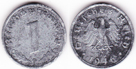 Alliierte Besetzung - BDL 1 Reichspfennig Kursmünze