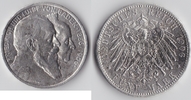 Kaiserreich, Baden 5 Mark goldene Hochzeit