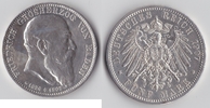 Kaiserreich, Baden 5 Mark "zum Tode des Großherzogs"