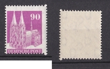 Amerikanisch-/Britische Zone 90 Pf Bauten, eng gezähnt -