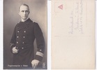 Deutsches Reich Postkarte -Fregattenkapitän v. Müller- -