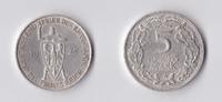 Weimar 5 RM 5 Reichsmark 1925 A Rheinlande