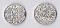 Weimar 3 RM 3 Reichsmark 1928 A Naumburg