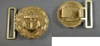 Deutsches Reich Schloß für das Überschnallkoppel zum Offiziersdolch für Admirale / See-Offiziere -
