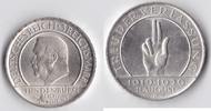 Deutsches Reich, Weimar 3 Reichsmark Schwurhand -