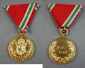 Bulgarien Kriegserinnerungsmedaille 1915-1918 am Band -