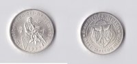 Weimarer Republik 3 RM 3 Reichsmark 1930 F Vogelweide