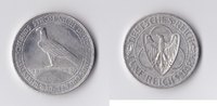 Weimarer Republik 5 RM 5 Reichsmark 1930 G Rheinland