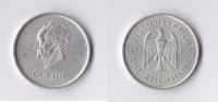 Weimarer Republik 3 RM 3 Reichsmark 1932 A Goethe