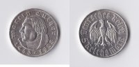 3. Reich 5 RM 5 Reichsmark 1933 D Luther