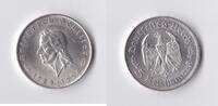 3. Reich 5 RM 5 Reichsmark 1934 F Schiller