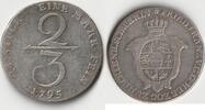 Mecklenburg-Schwerin, Altdeutschland 2/3 Taler 1795 Friedrich Franz I. 1... 148,00 EUR  zzgl. 6,90 EUR Versand