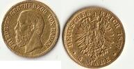 5 Mark 1877 G Baden, Kaiserreich Friedrich I. ss