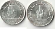 Weimarer Republik 3 RM 1929 G Reichsverfassung - Schwurhand st- 75,00 EUR  zzgl. 5,50 EUR Versand