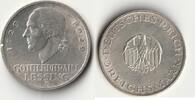 Weimarer Republik 3 RM 1929 F Lessing ss-vz 49,50 EUR  zzgl. 4,20 EUR Versand