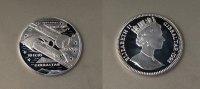 Gibraltar 70 Ecus Gibraltar 70 Ecus 1993 Eurotunnel Paris London 5 Unzen SILBER