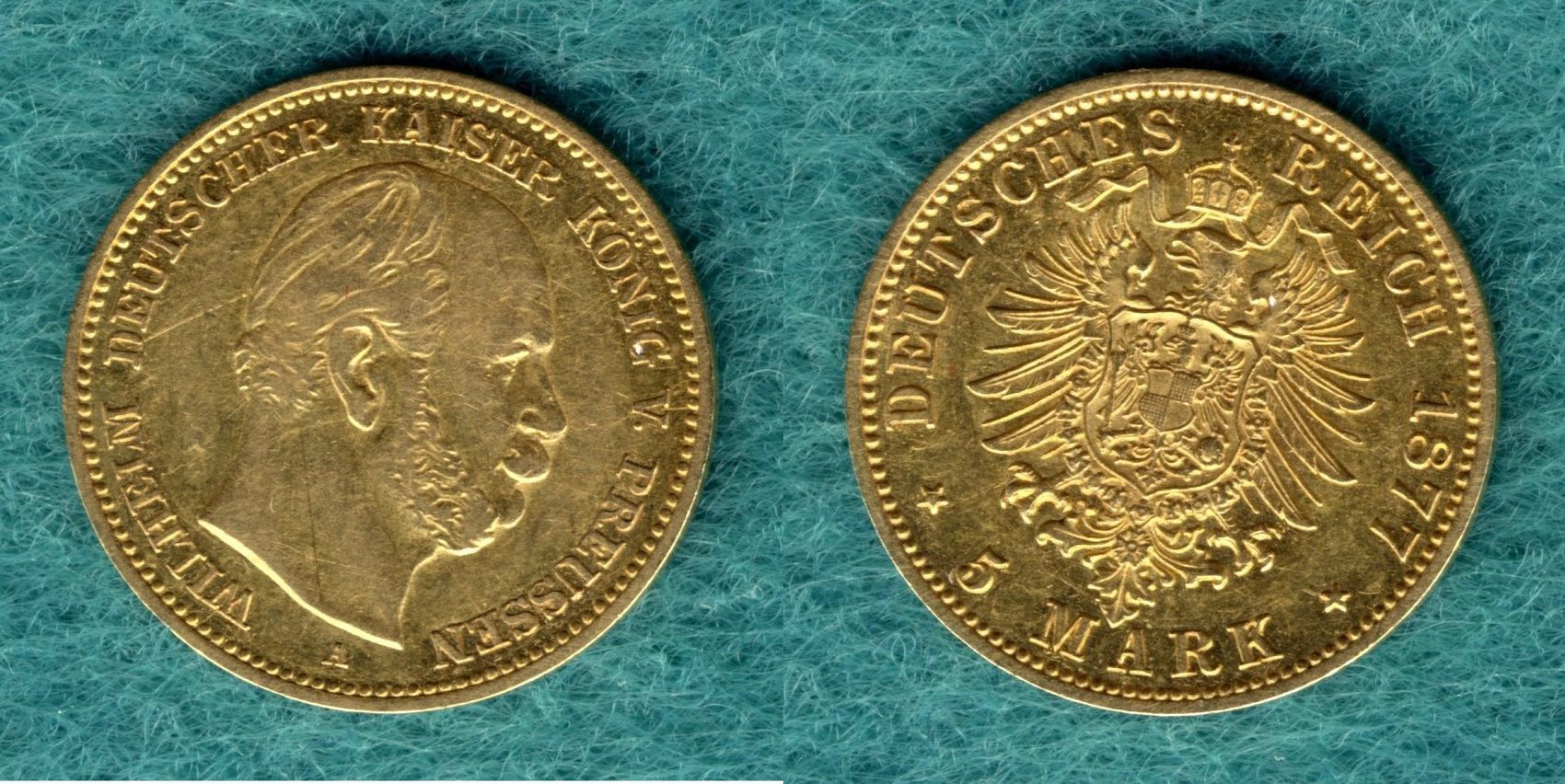 Preussen 5 Mark 1877 A Wilhelm I. ss | MA-Shops