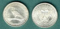 Weimarer Republik 3 Reichsmark Rheinlandräumung