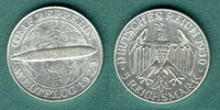Weimarer Republik 5 Reichsmark Zeppelin
