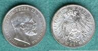 2 Mark 1891 A Oldenburg Nicolaus Friedrich Peter (1853-1900) vz/stgl.
