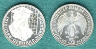 Bundesrepublik 5 DM Gerhard Mercator " Langes R "