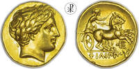 Kings of Macedonia 336-328 BC ★ RR! ★ PHILIP II, ALEXANDER III THE GREAT, Le Rider 79, Gold Stater Amphipolis VZ