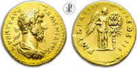 Lucius Verus - Roman Imperial Aureus 164 AD ★ RRR! 2nd known Hybrid! ★ LUCIUS VERUS, cf. RIC 511, cf. RIC 88, Rome, Victory SS+
