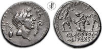 Sextus Pompeius - Roman Republic Denarius 42-40 BC ★ RRR! Details ★ SEXTUS POMPEIUS, MAGNUS POMPEIUS, RRC 511/3a, Civil War VZ-