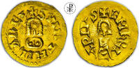Suinthila - Visigoths 621-631 AD ★ R! Visigoths ★ SUINTHILA, MIGRATION PERIOD, CNV 327, Gold Tremissis Emerita SS+