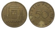 Kolonien und Nebengebiete 50 Franken Saarland
