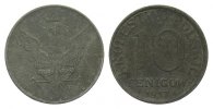 Kolonien und Nebengebiete 10 Fenigów, Schrift nahe am Rand